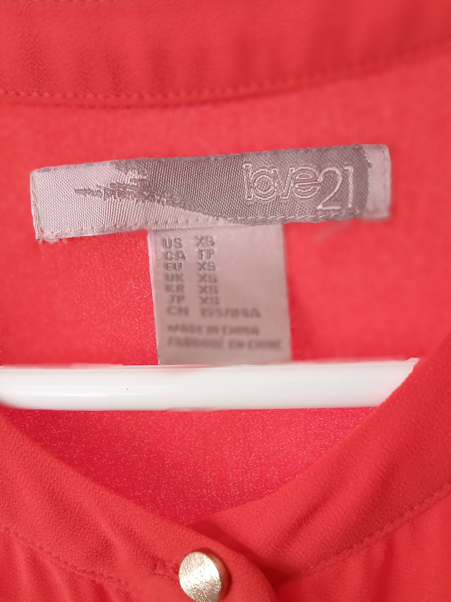 Blouse sans manches orange – coupe oversize