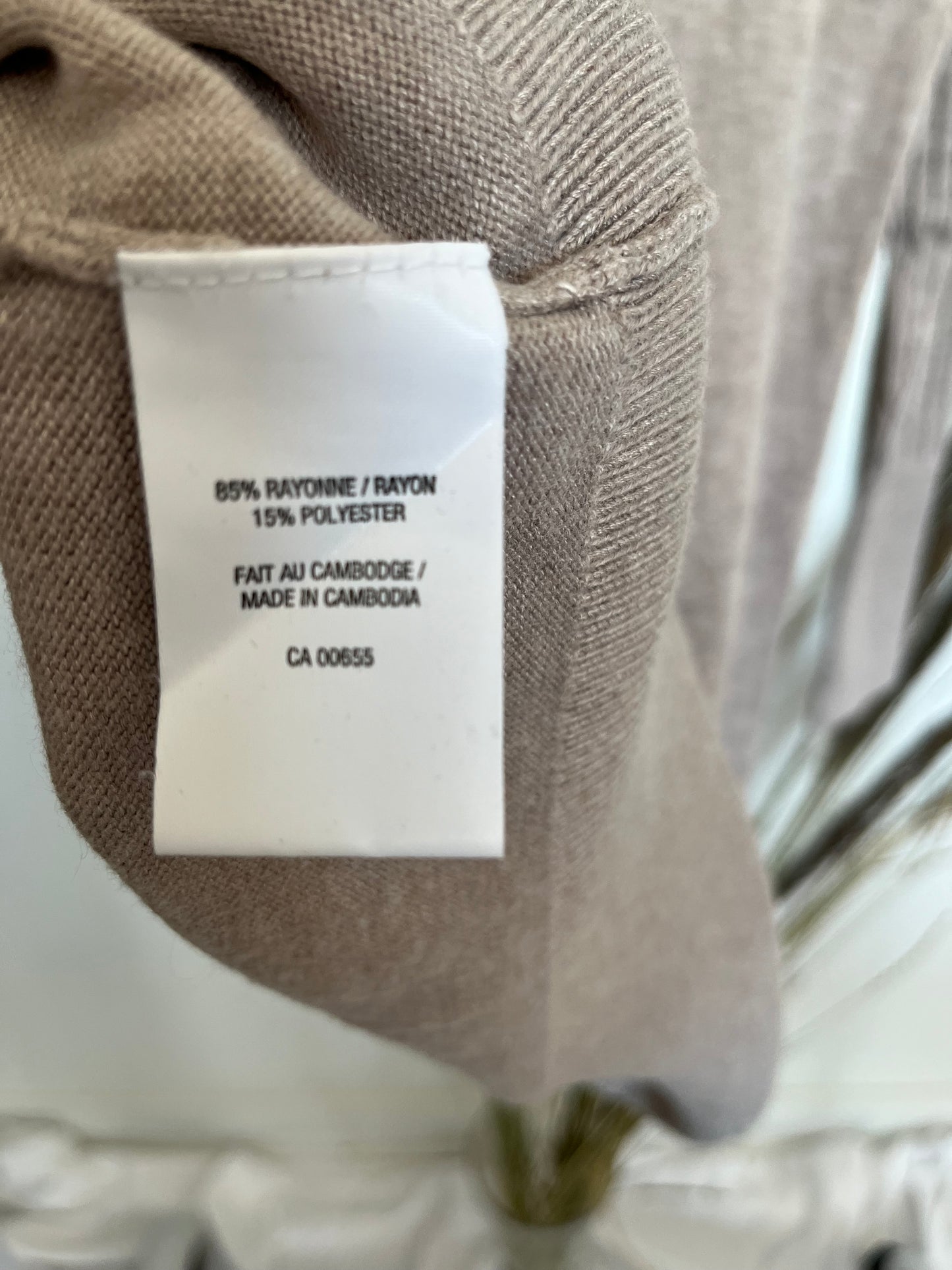 Pull Reitmans - Étiquette de composition