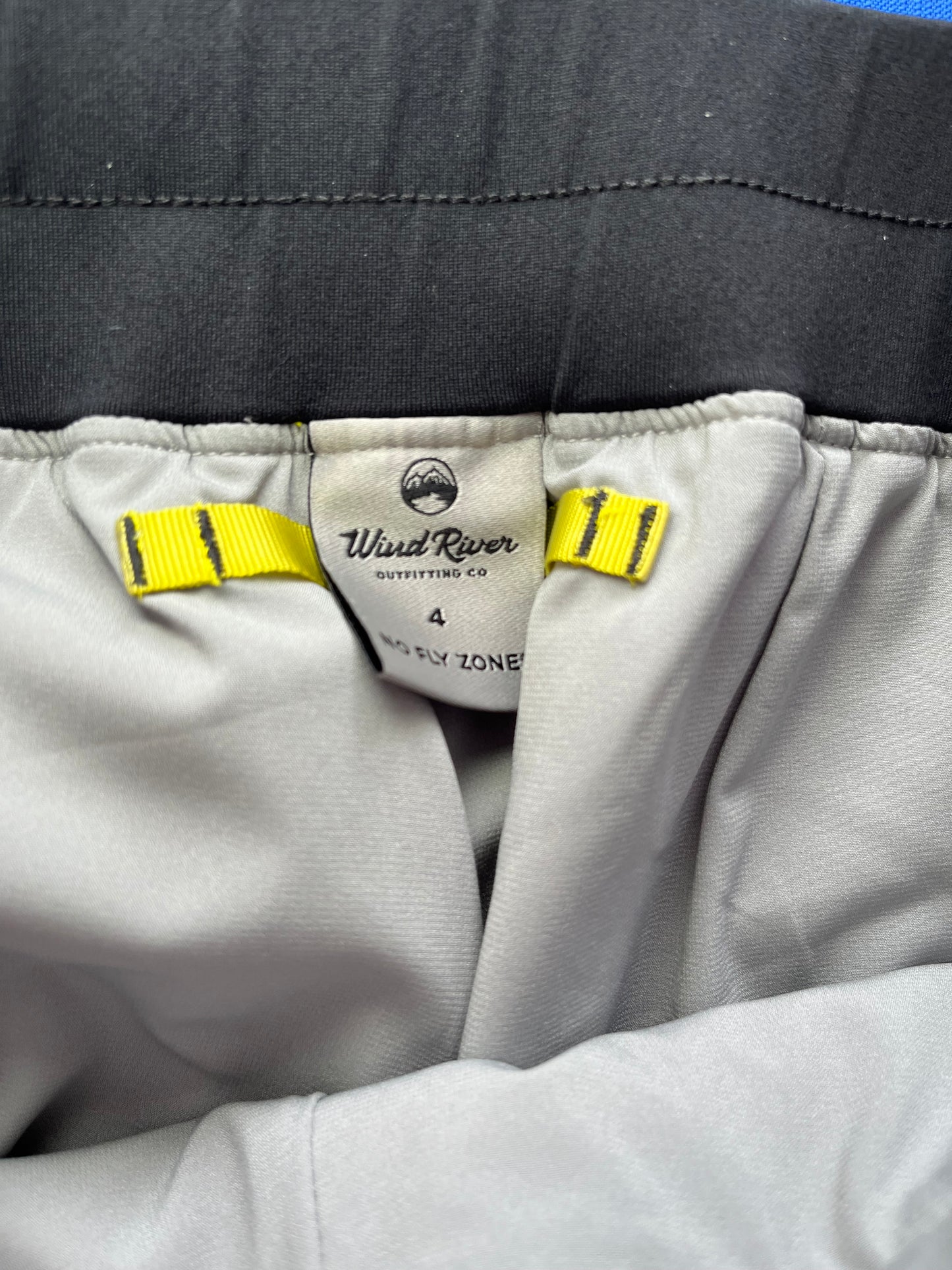 Short Wind River - Étiquette de taille