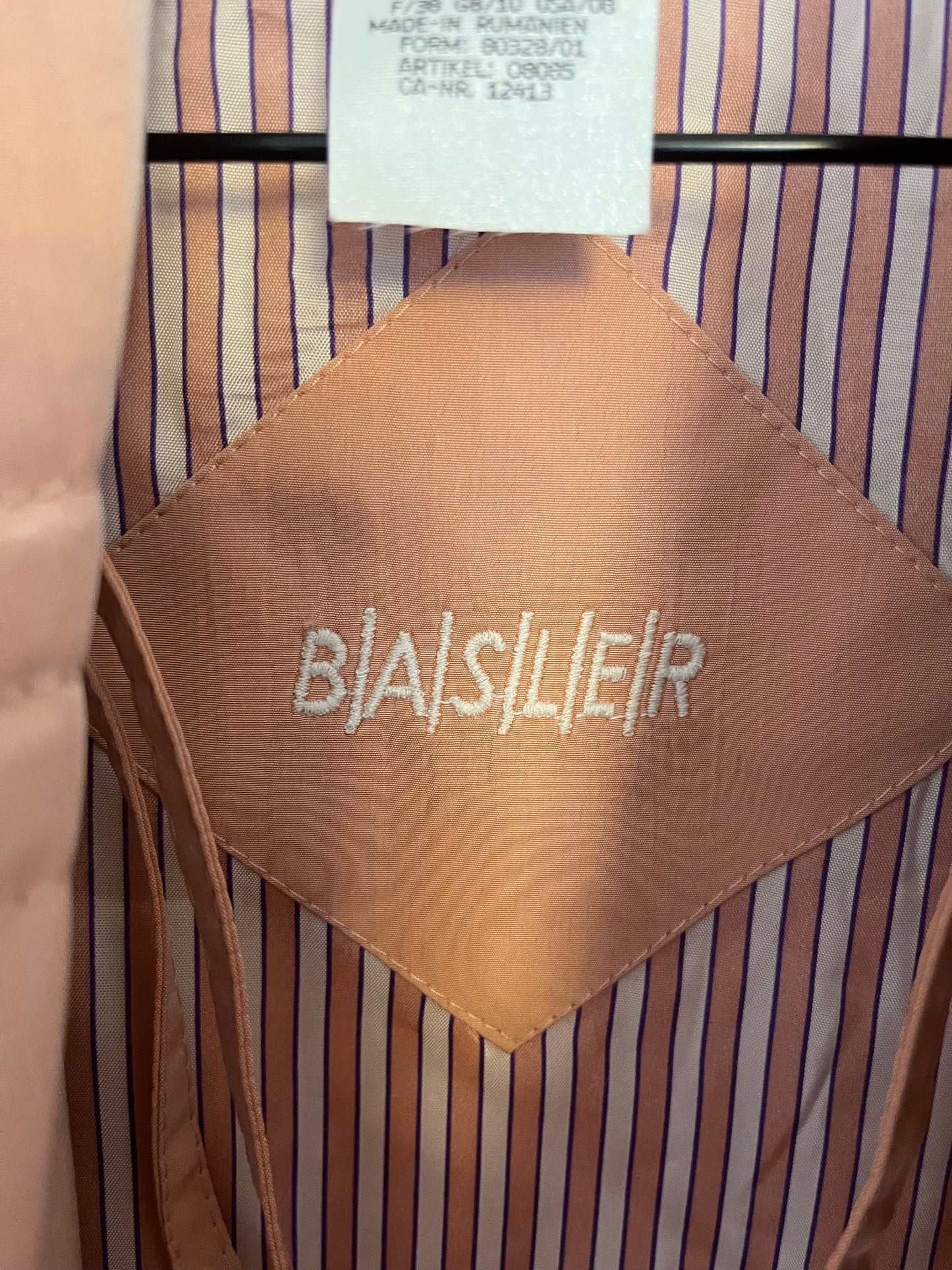 Manteau Basler - Vue sur l'étiquette