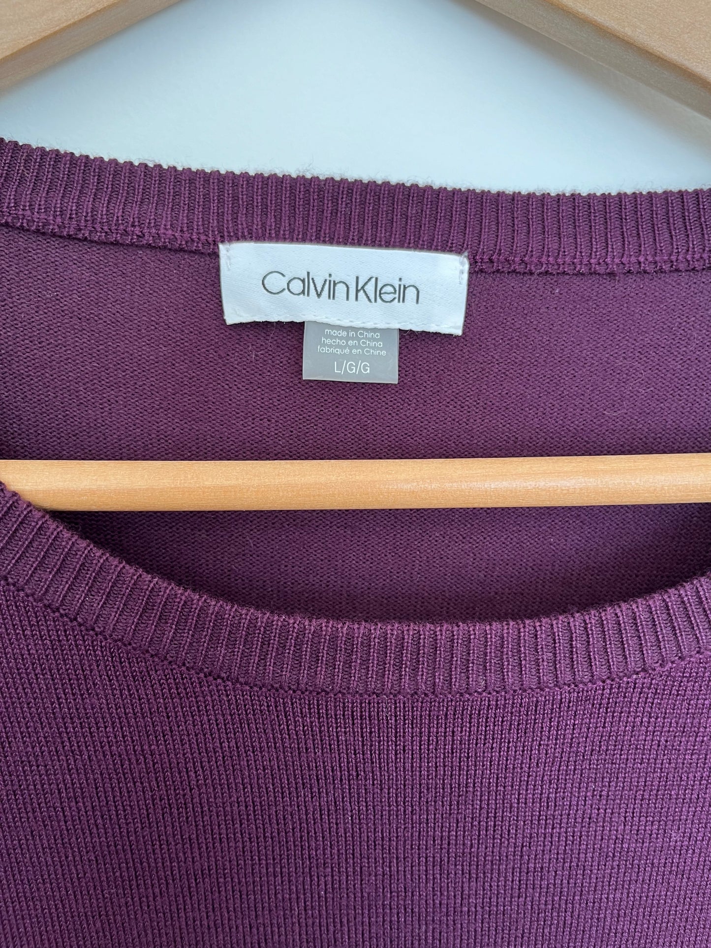 Robe Calvin Klein - Étiquette de marque et taille