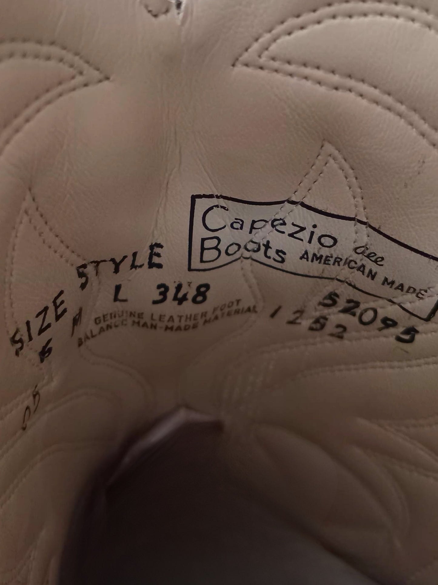 Bottes de cow-boy en cuir véritable