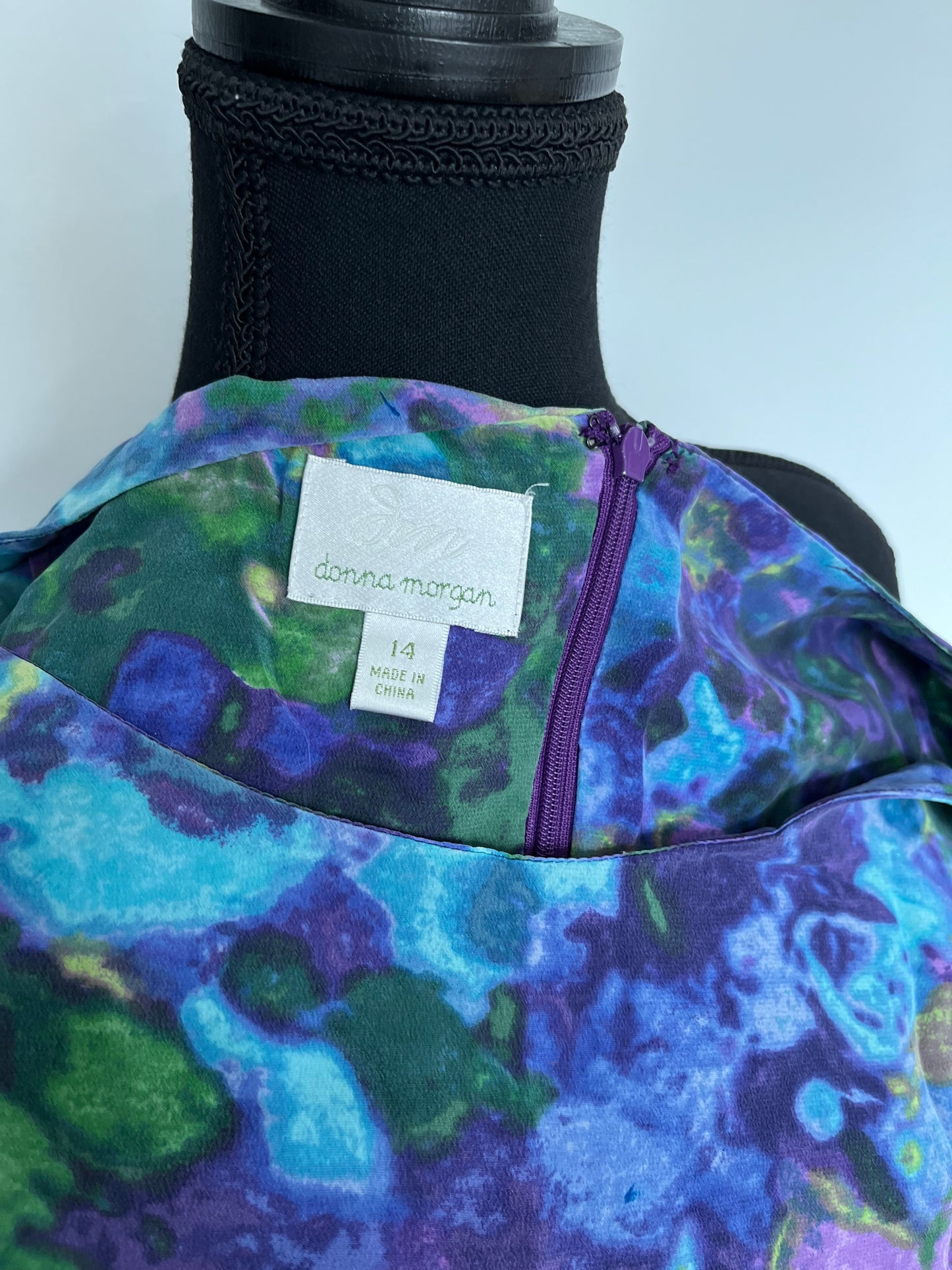 Robe Donna Morgan - Étiquette de marque et taille