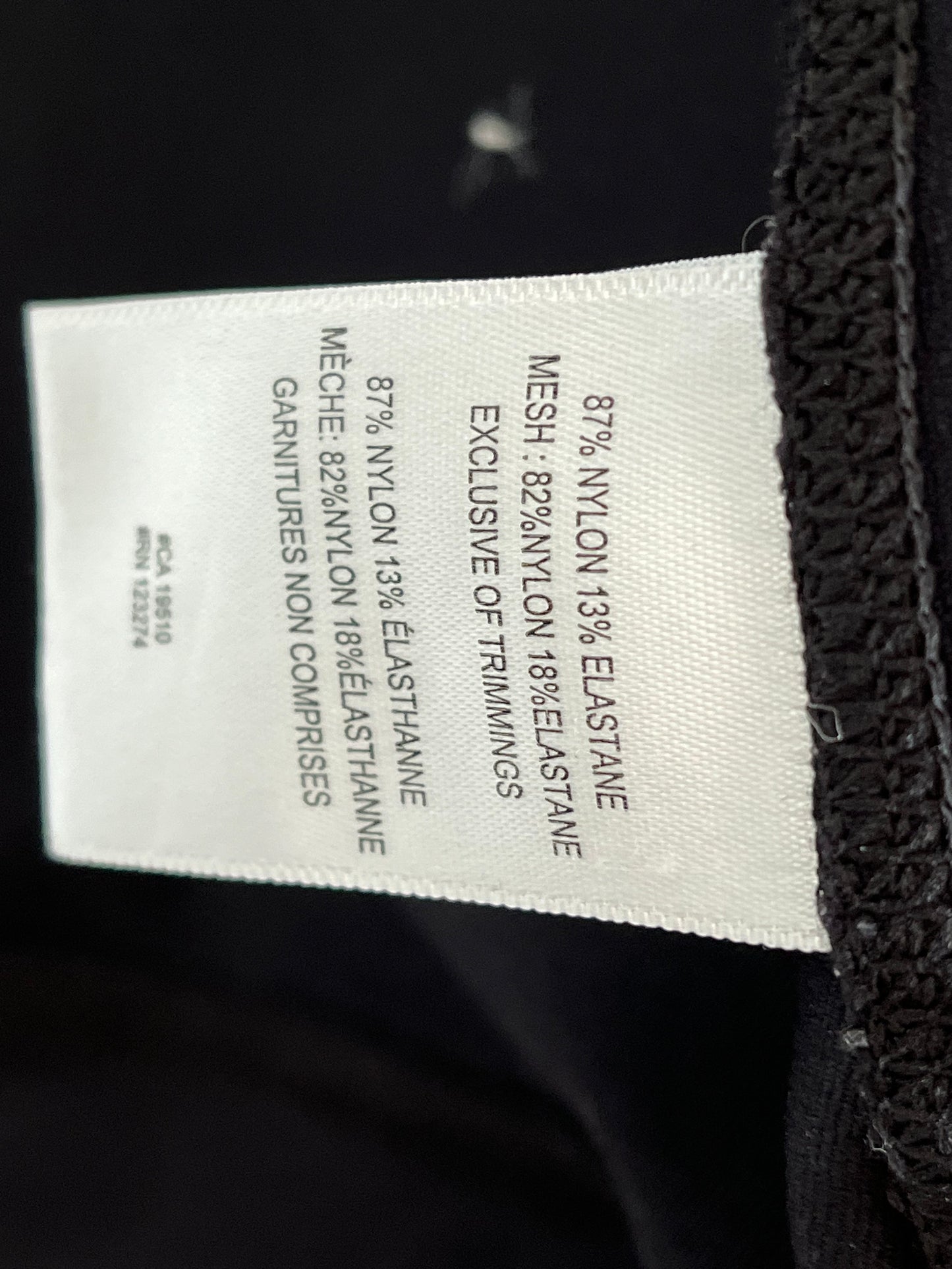 Veste Lolë - Étiquette de composition