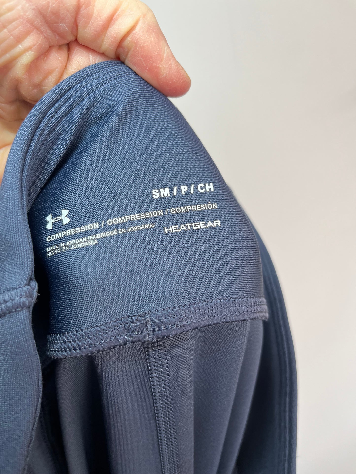 Leggings Under Armour - Étiquette de taille et de marque