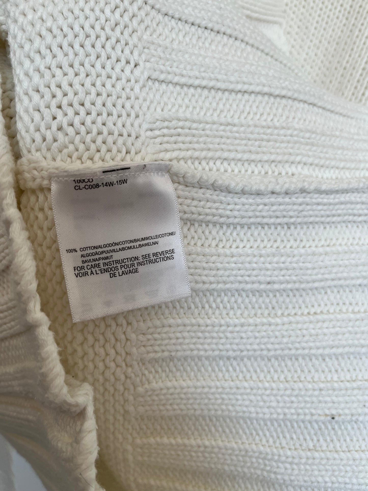 Pull MEXX - Étiquette de composition