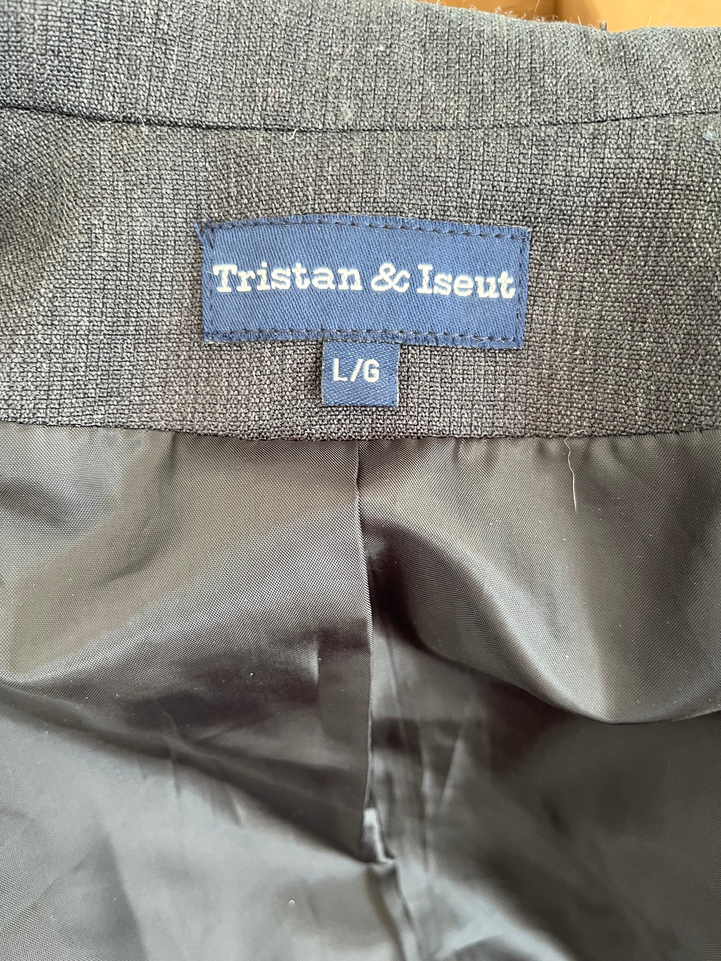Veston Tristan&Iseut - Étiquette de marque et taille