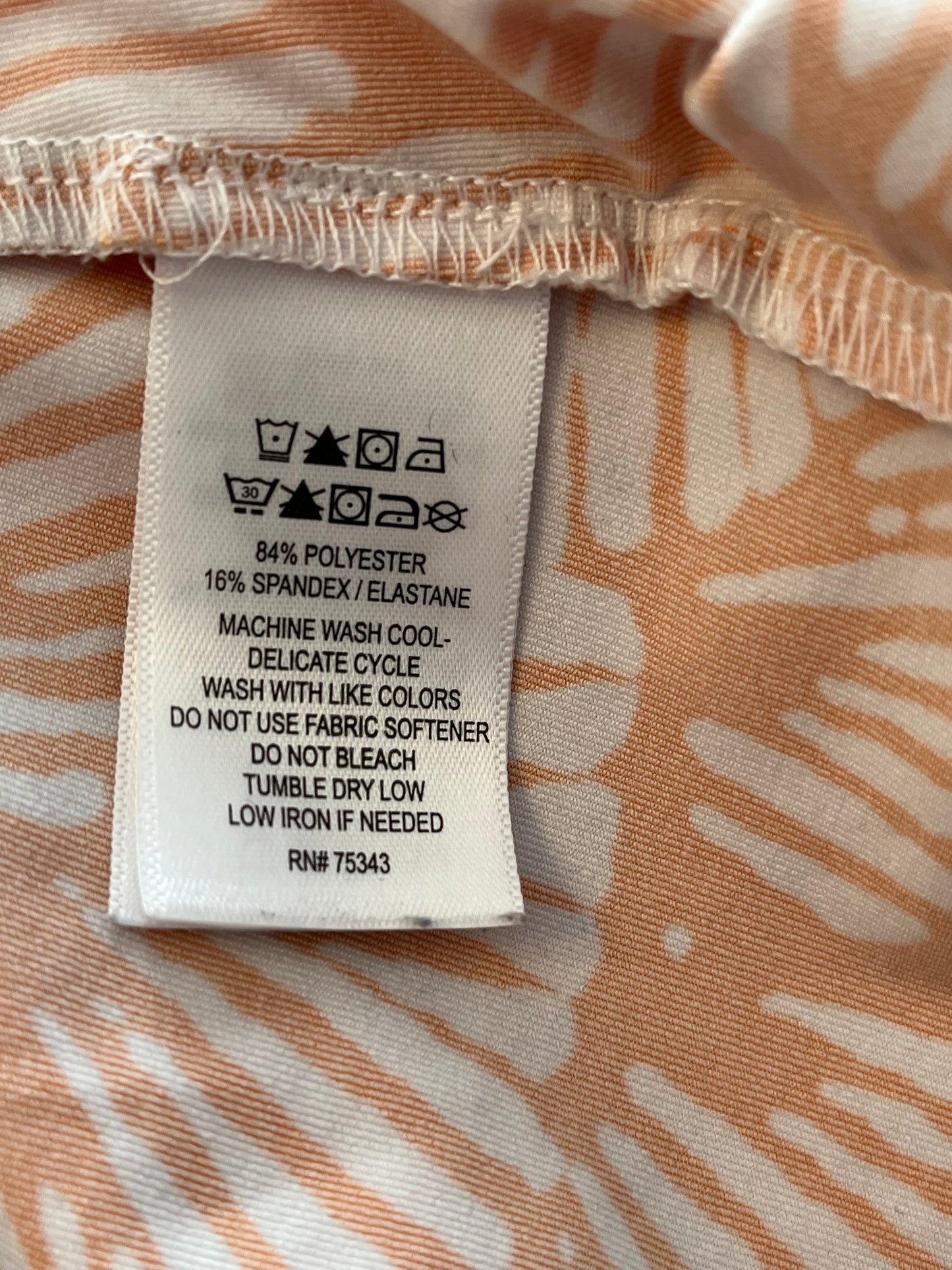 Camisole Tommy Bahama - Étiquette de composition