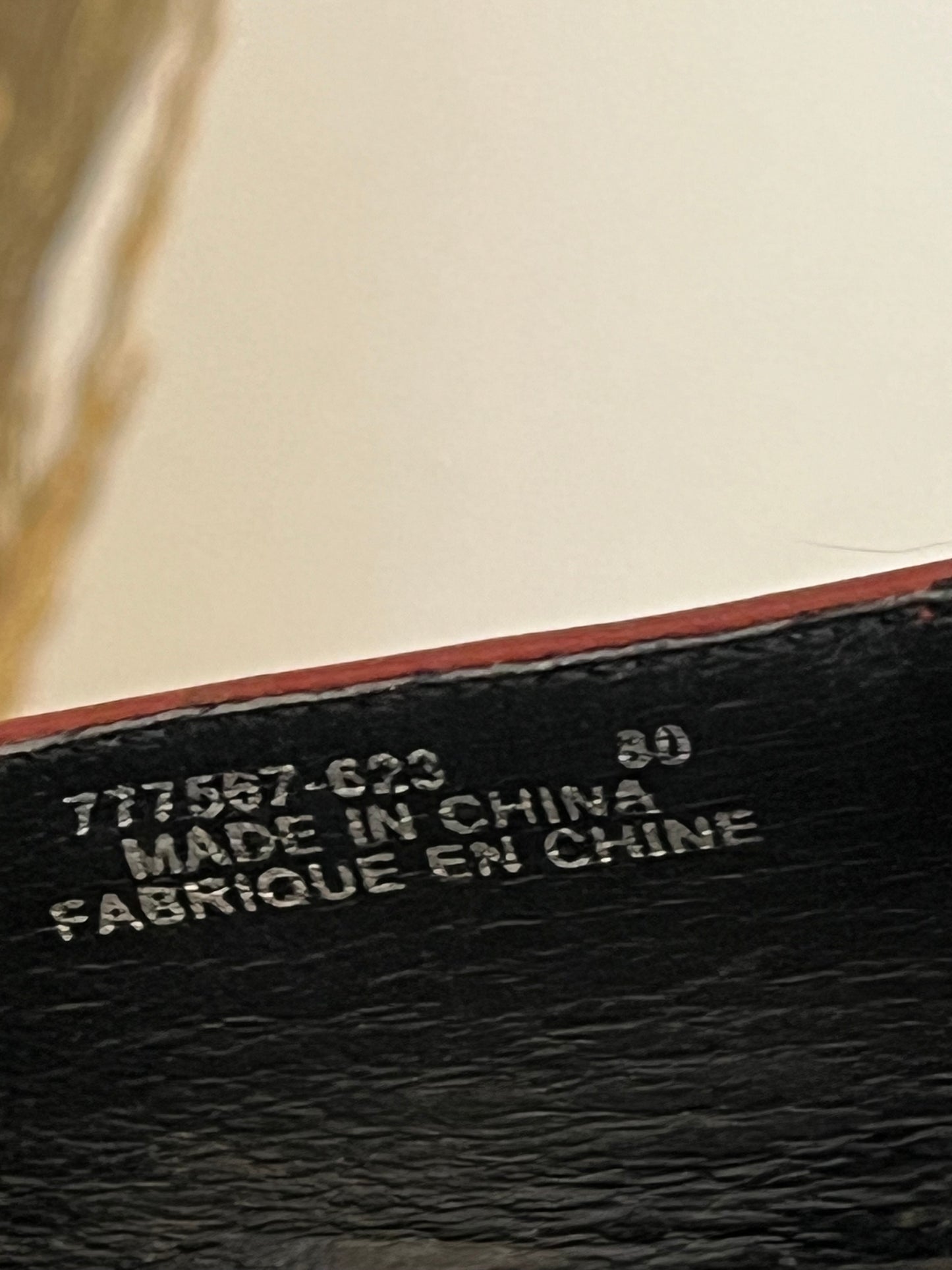 Souliers à talons Alberto - Étiquette de taille