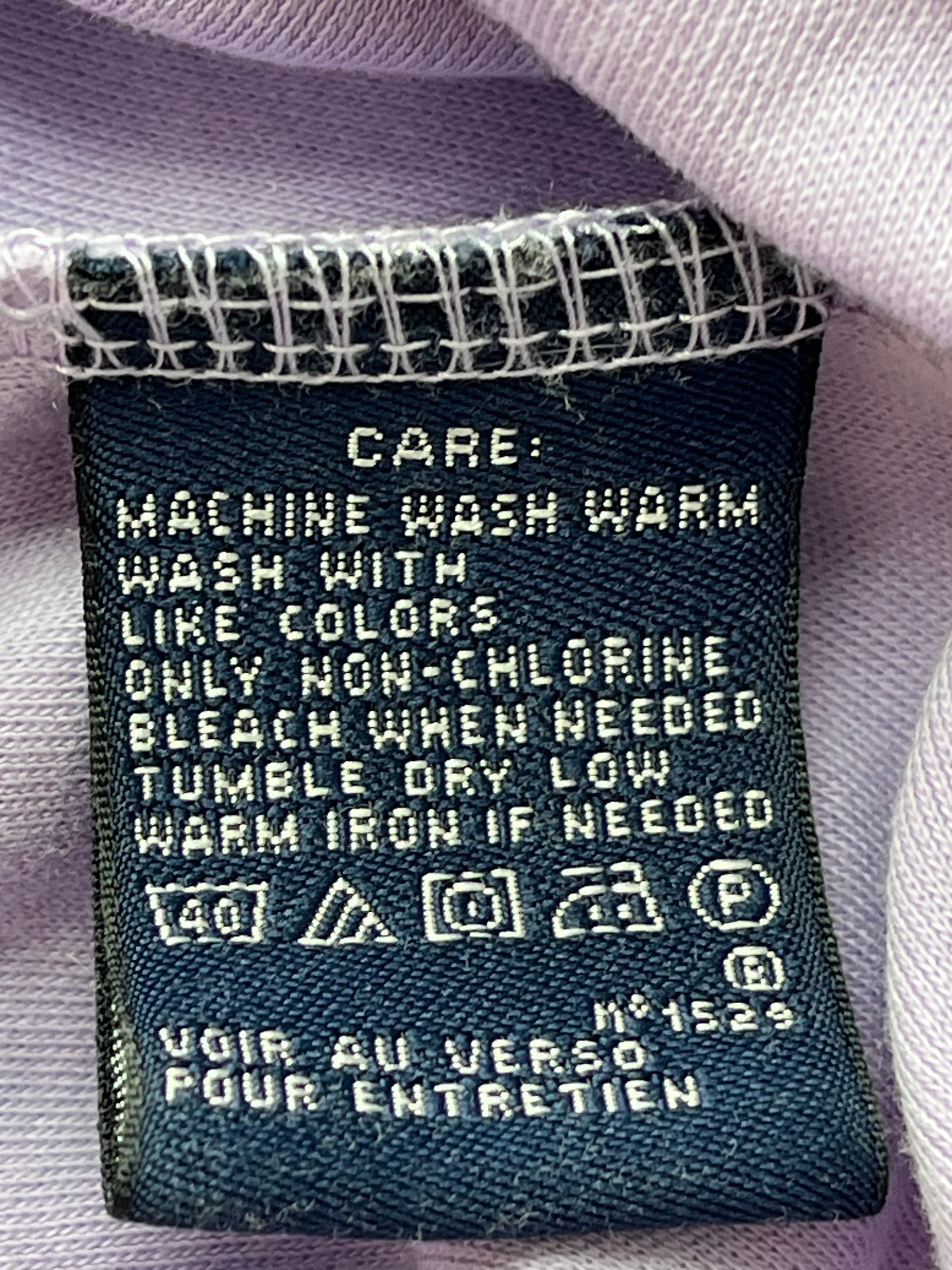 Chandail Chaps - Étiquette