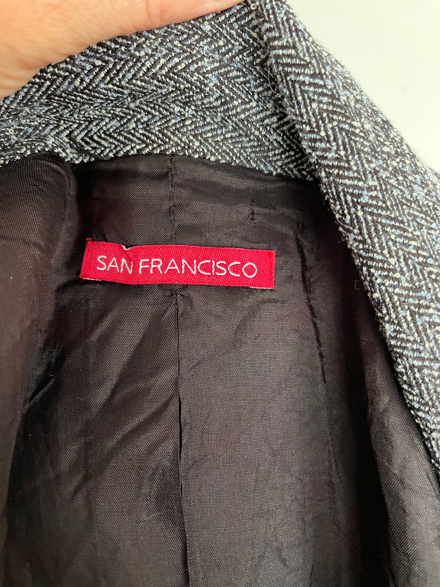 Veston San Francisco - Étiquette de marque