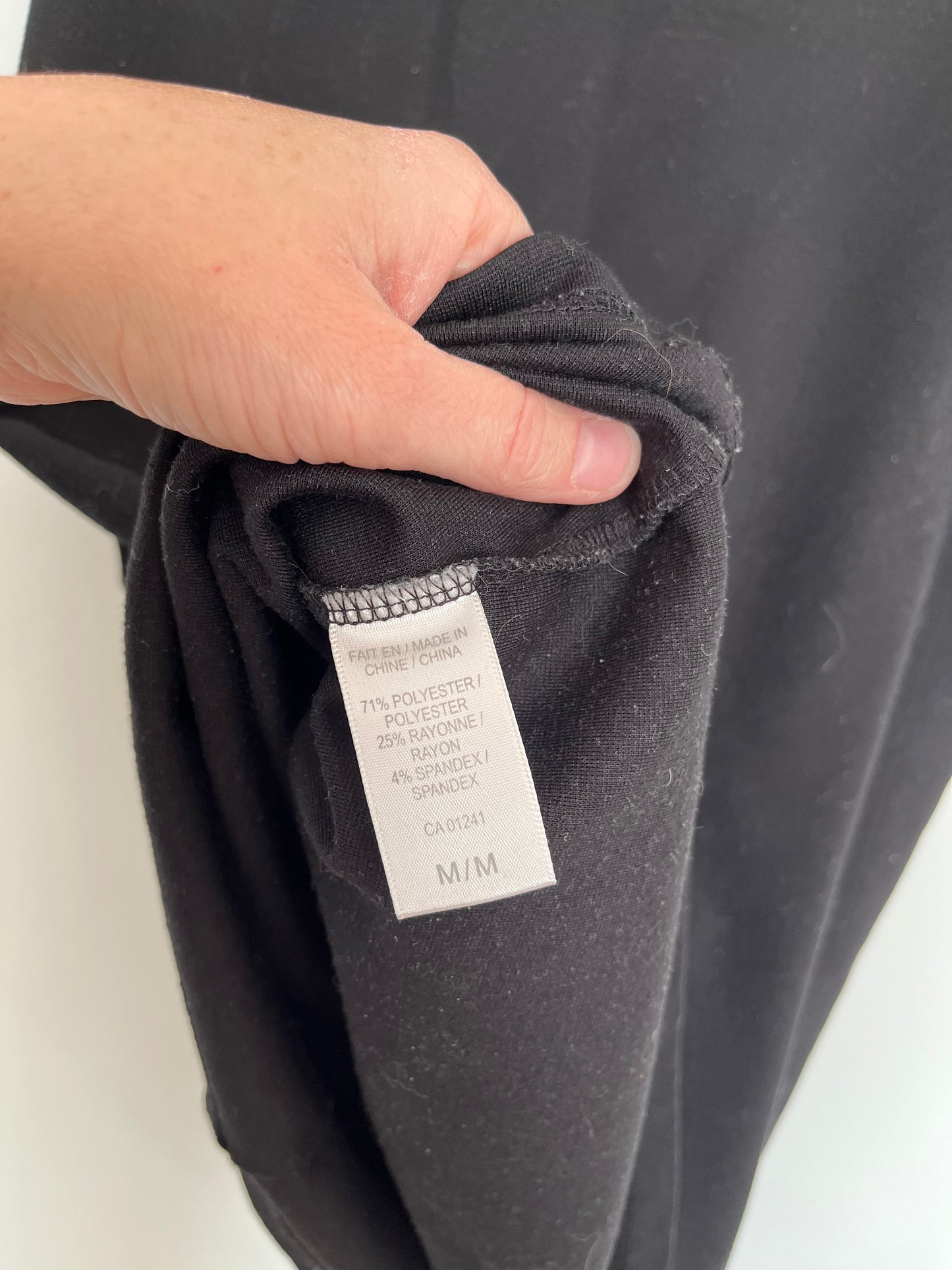 Robe Twik - Étiquette de composition