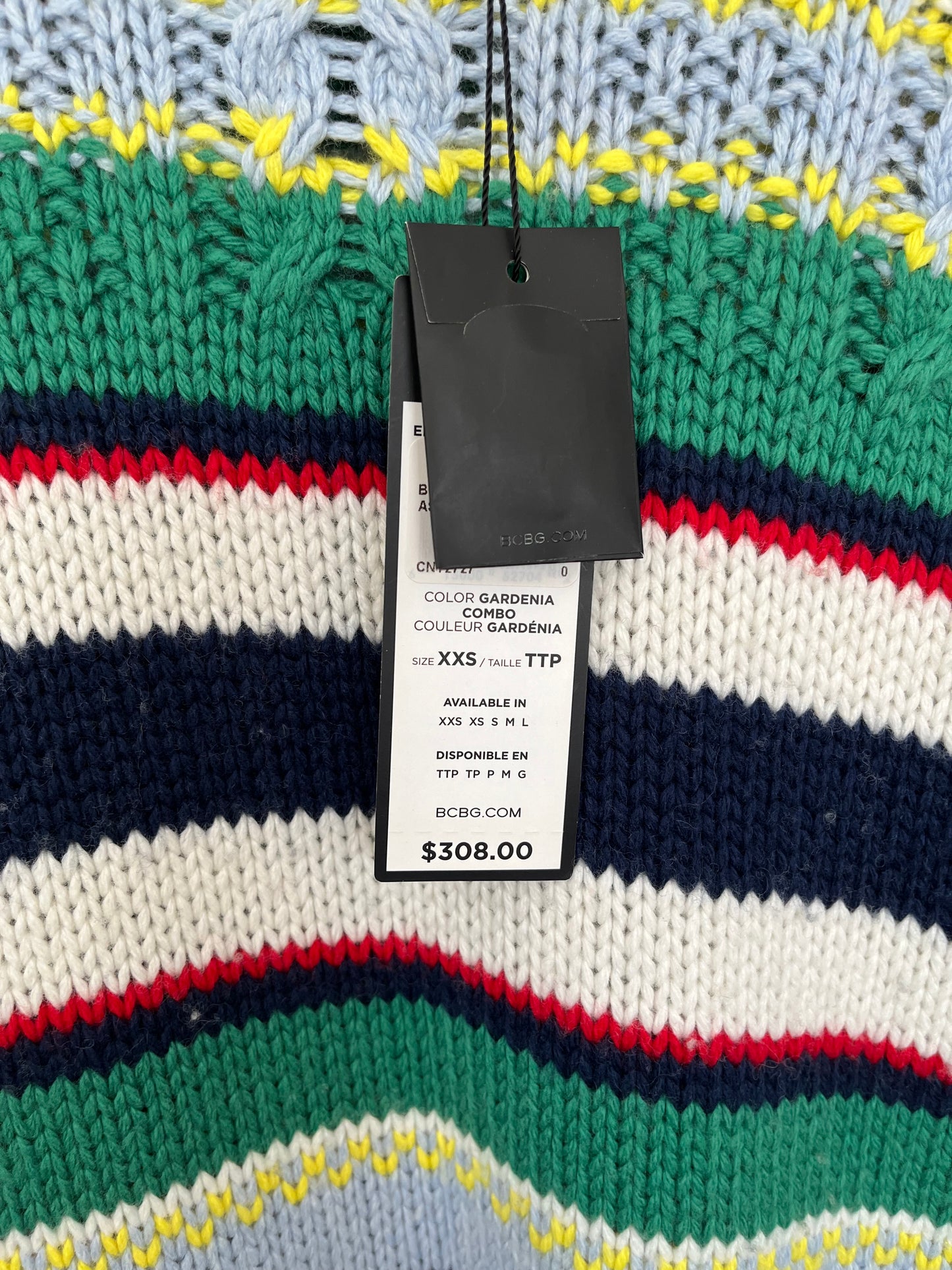 Robe BCBG - Vue sur l'étiquette de prix