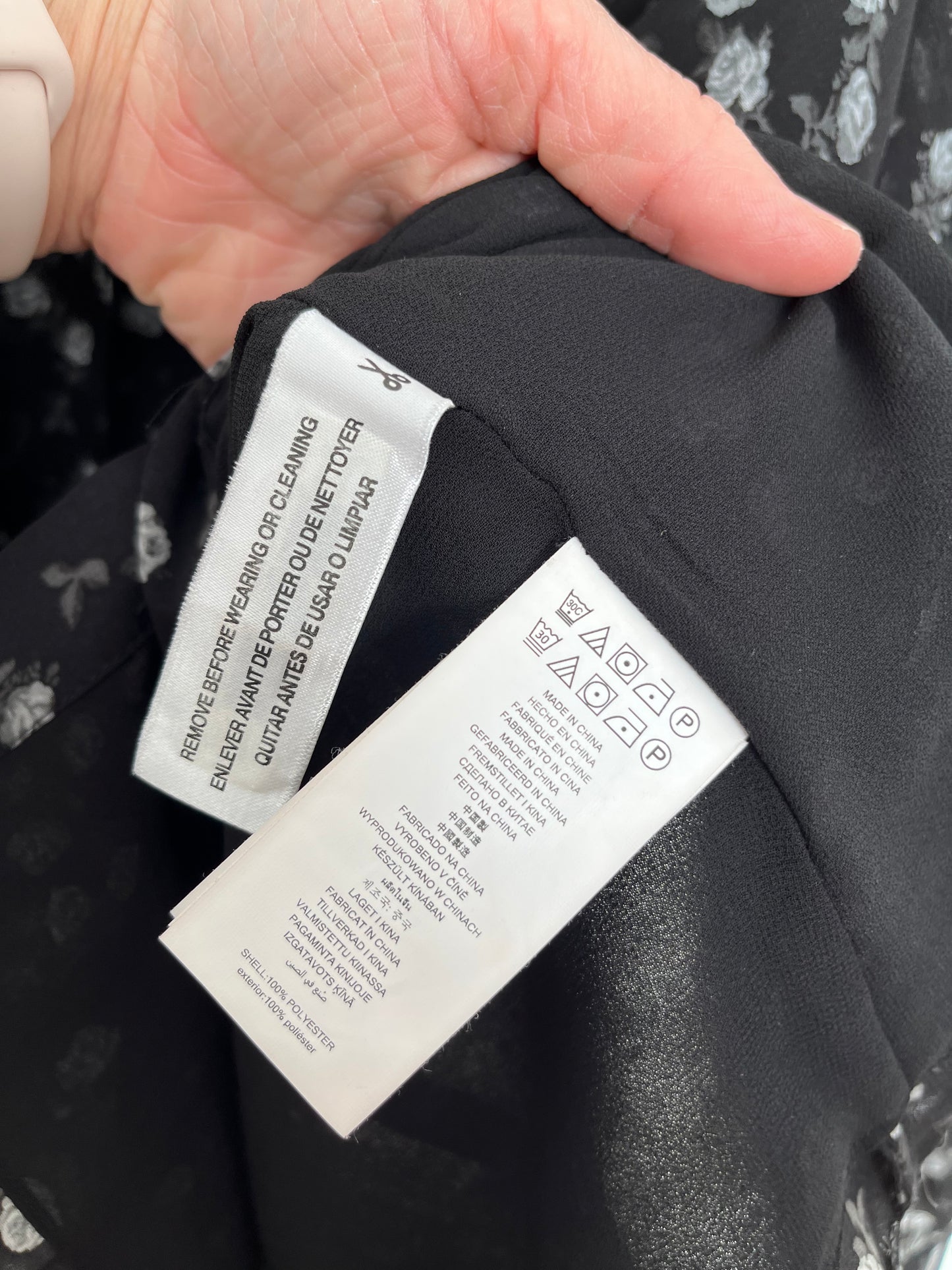 Blouse Michael Kors - Étiquette de composition