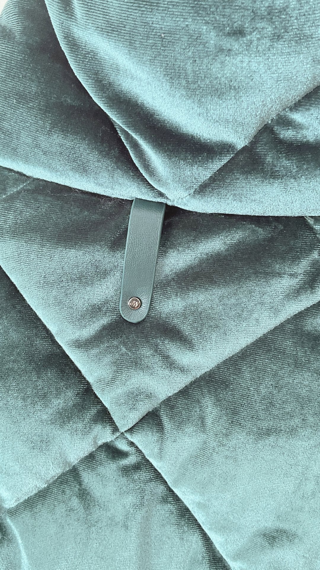 Bomber en velours vert forêt