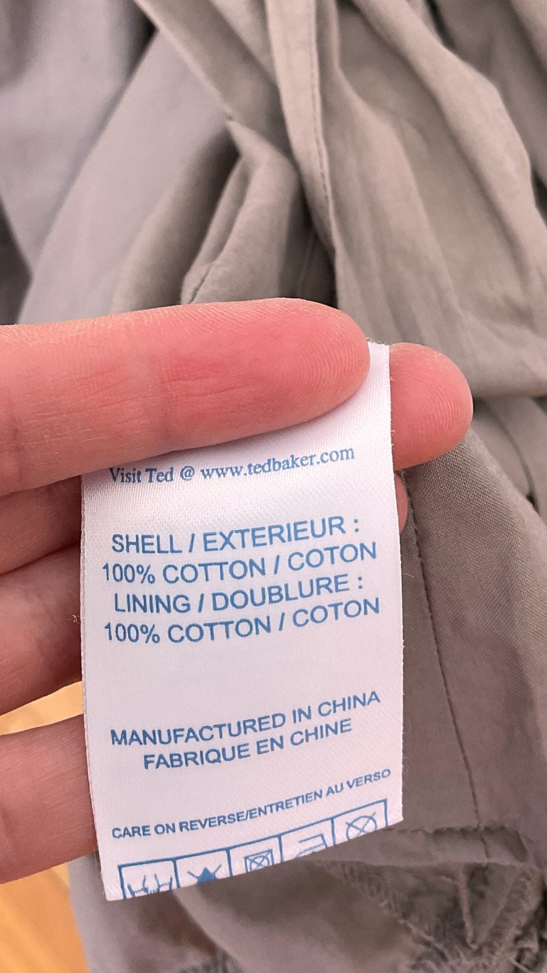 Robe midi cache-cœur taupe (M)