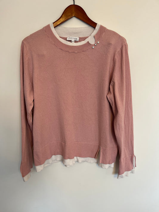Chandail vieux rose à manche longues