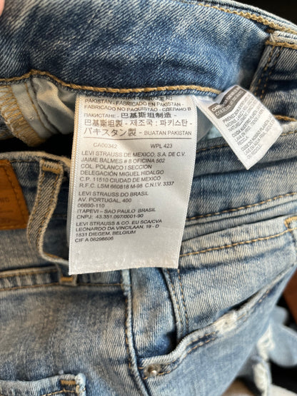 Jeans Levi's - Étiquette de composition