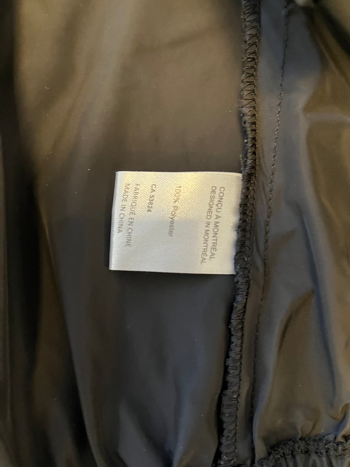 Veste Stacey Zhang - Étiquette de composition