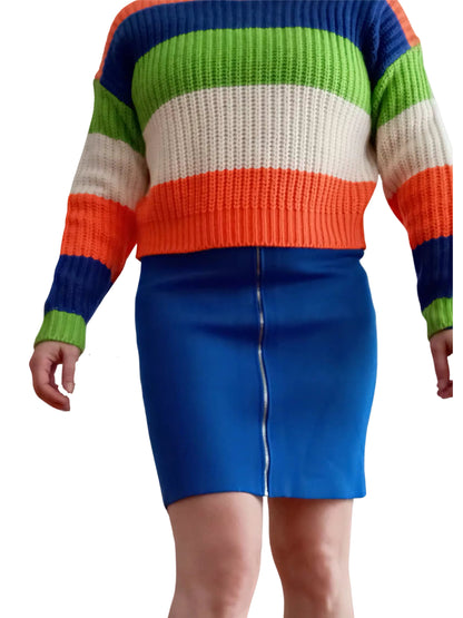 Chandail tricoté coloré