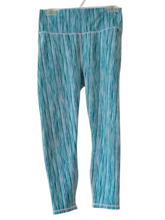 Legging en coton turquoise
