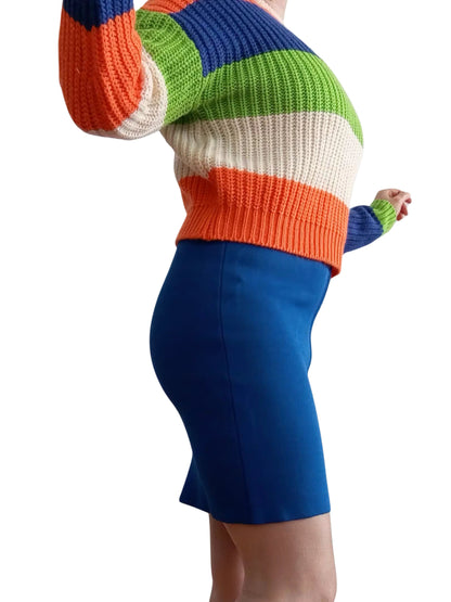Chandail tricoté coloré