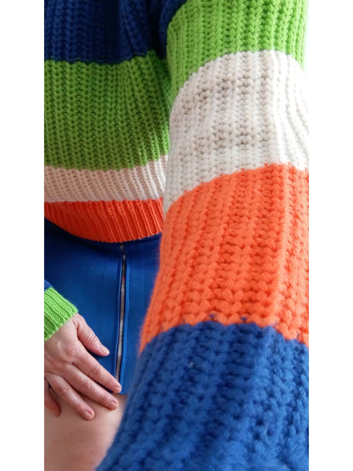 Chandail tricoté coloré