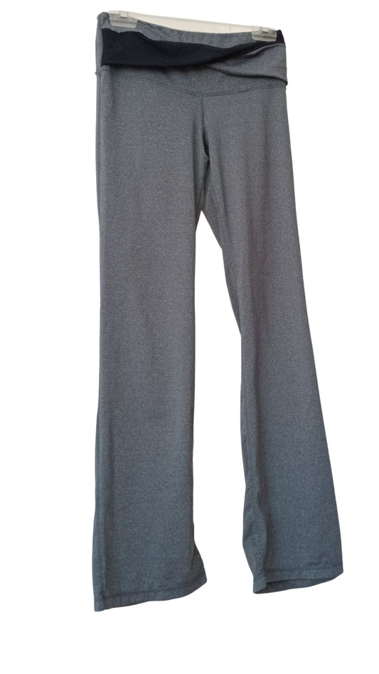 Pantalon yoga coupe droite gris chiné (S)