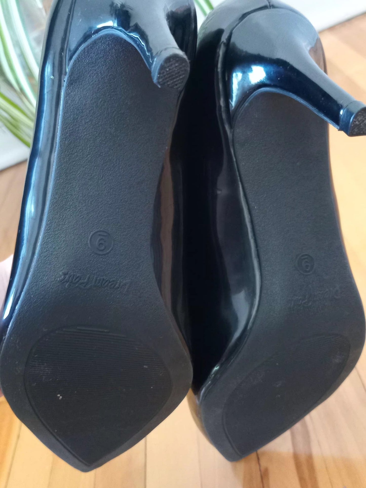Escarpins noirs vernis (9)