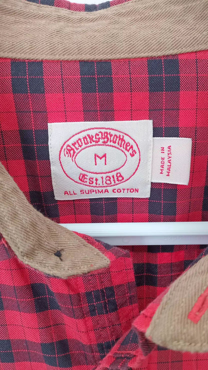 Chemise carreautée avec coudières (M)