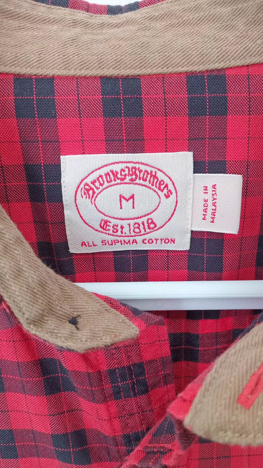 Chemise carreautée avec coudières (M)