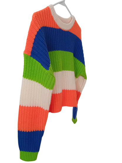 Chandail tricoté coloré
