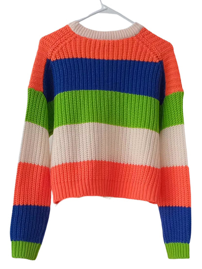 Chandail tricoté coloré