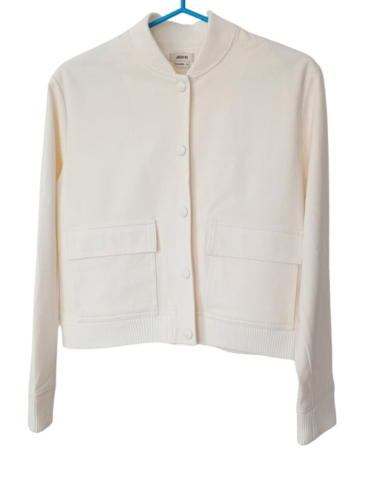 Bomber crème structuré (M)