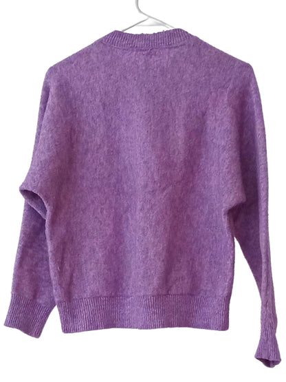 Chandail chaud couleur lilas