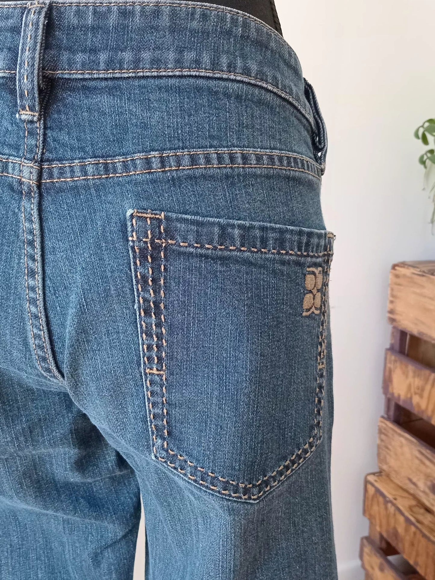 Jean coupe droite denim foncé