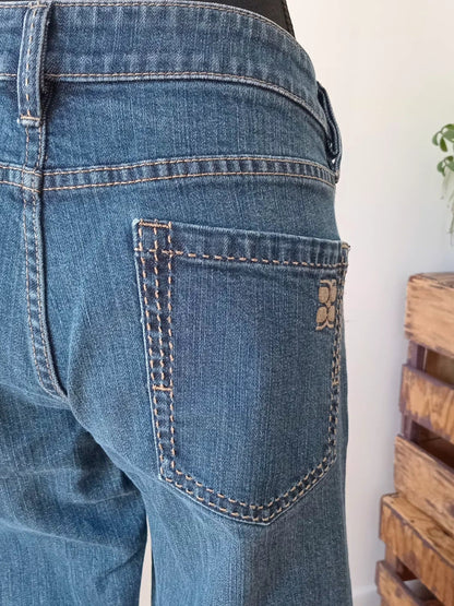 Jean coupe droite denim foncé
