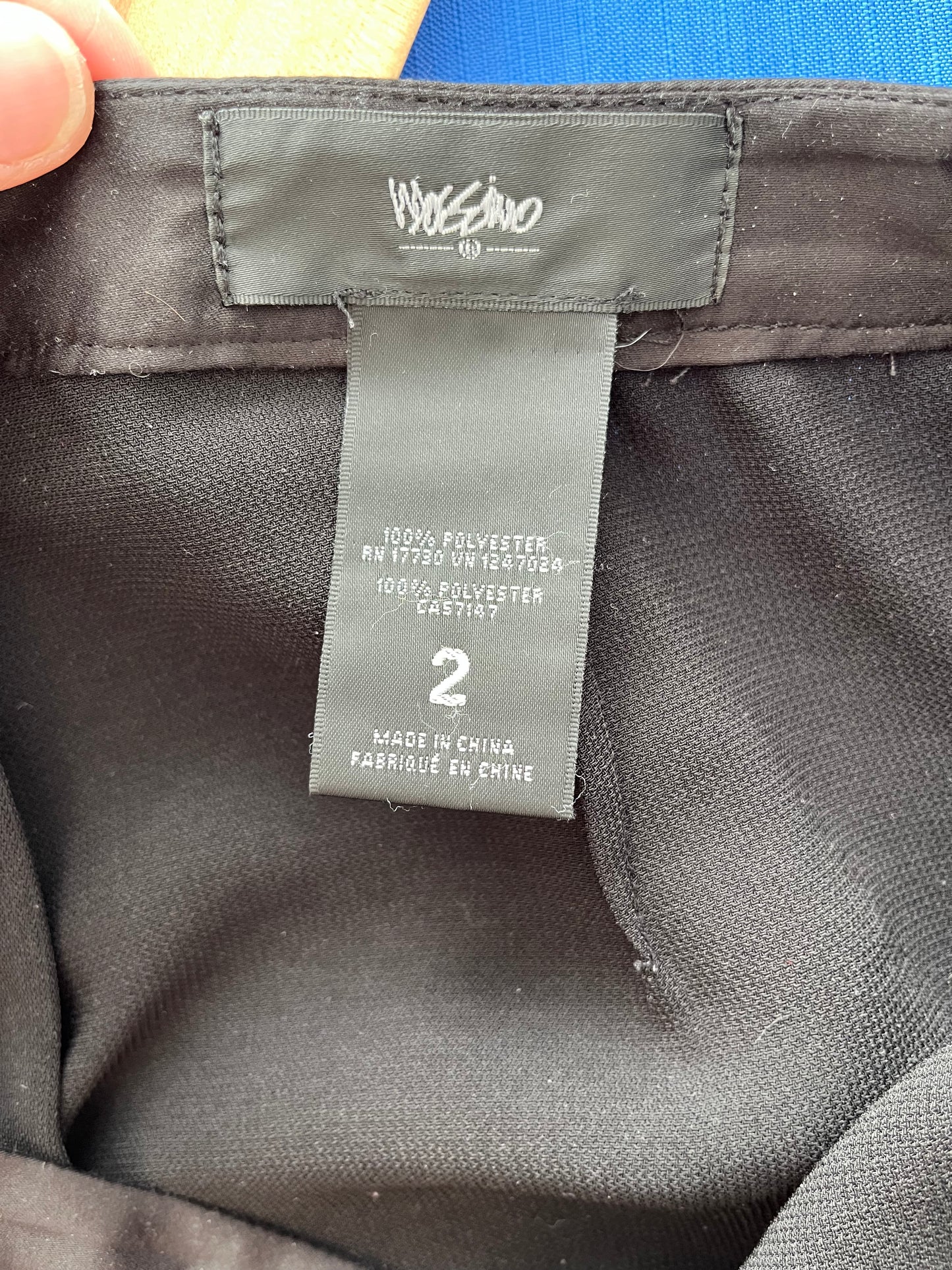 Pantalon Mossimo - Étiquette de marque et de taille