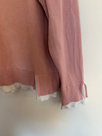 Chandail vieux rose à manche longues