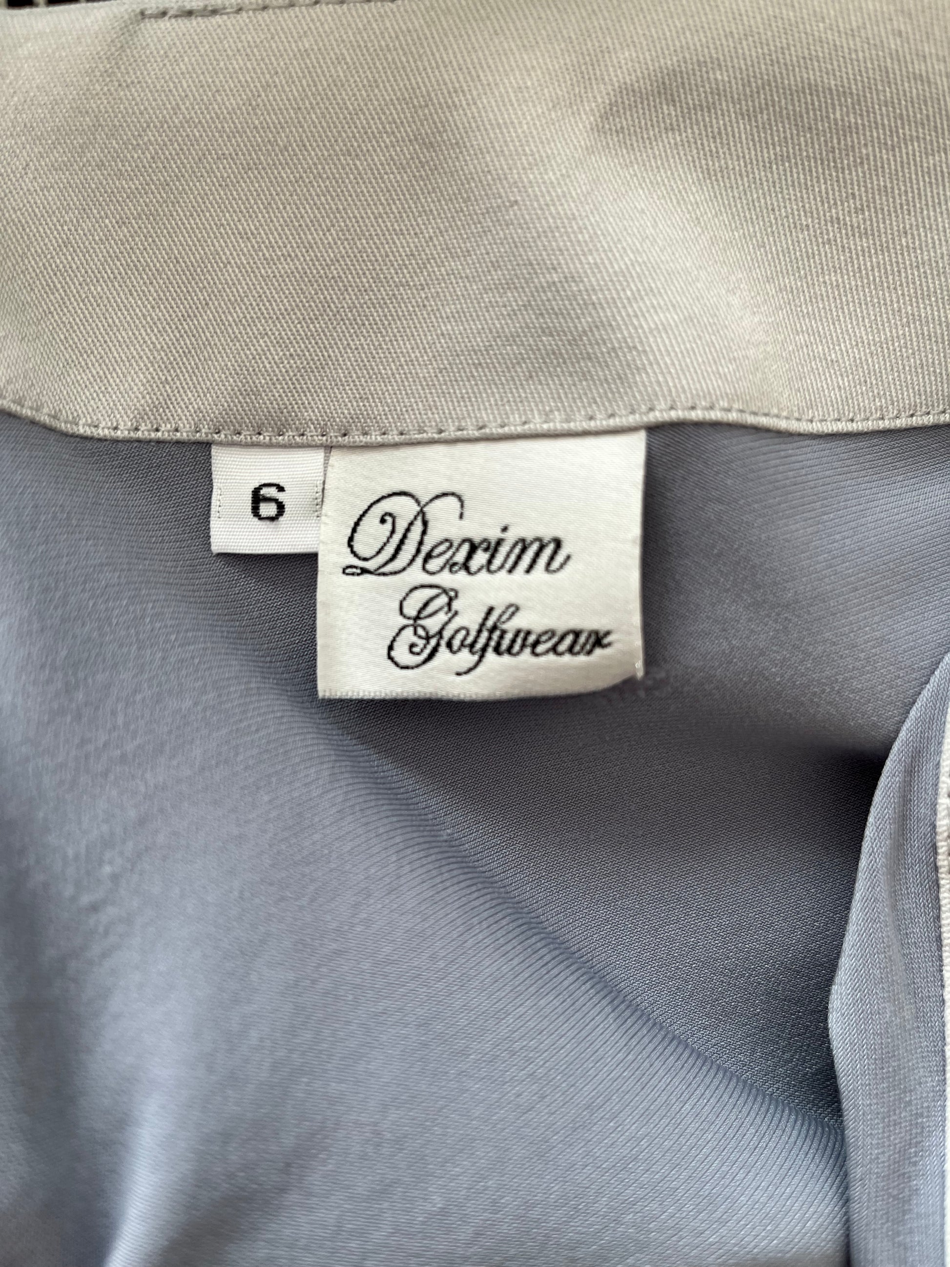 Jupe Dexim Golfwear - Étiquette de taille et de marque