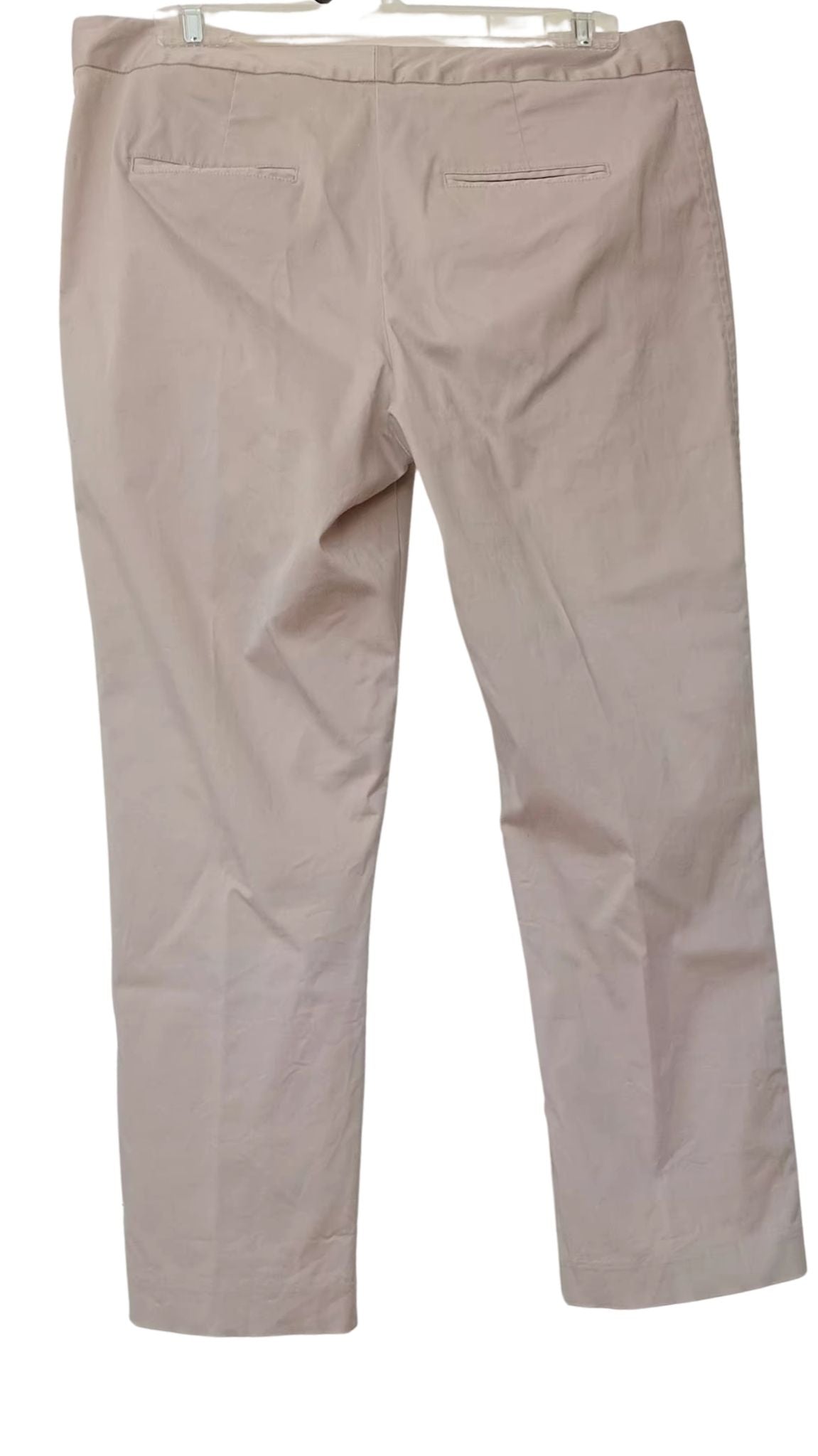 Pantalon beige à couture frontale (M)