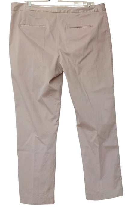 Pantalon beige à couture frontale (M)