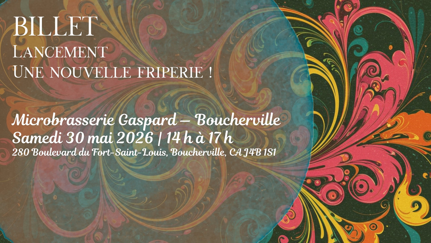 Lancement - Une nouvelle friperie !