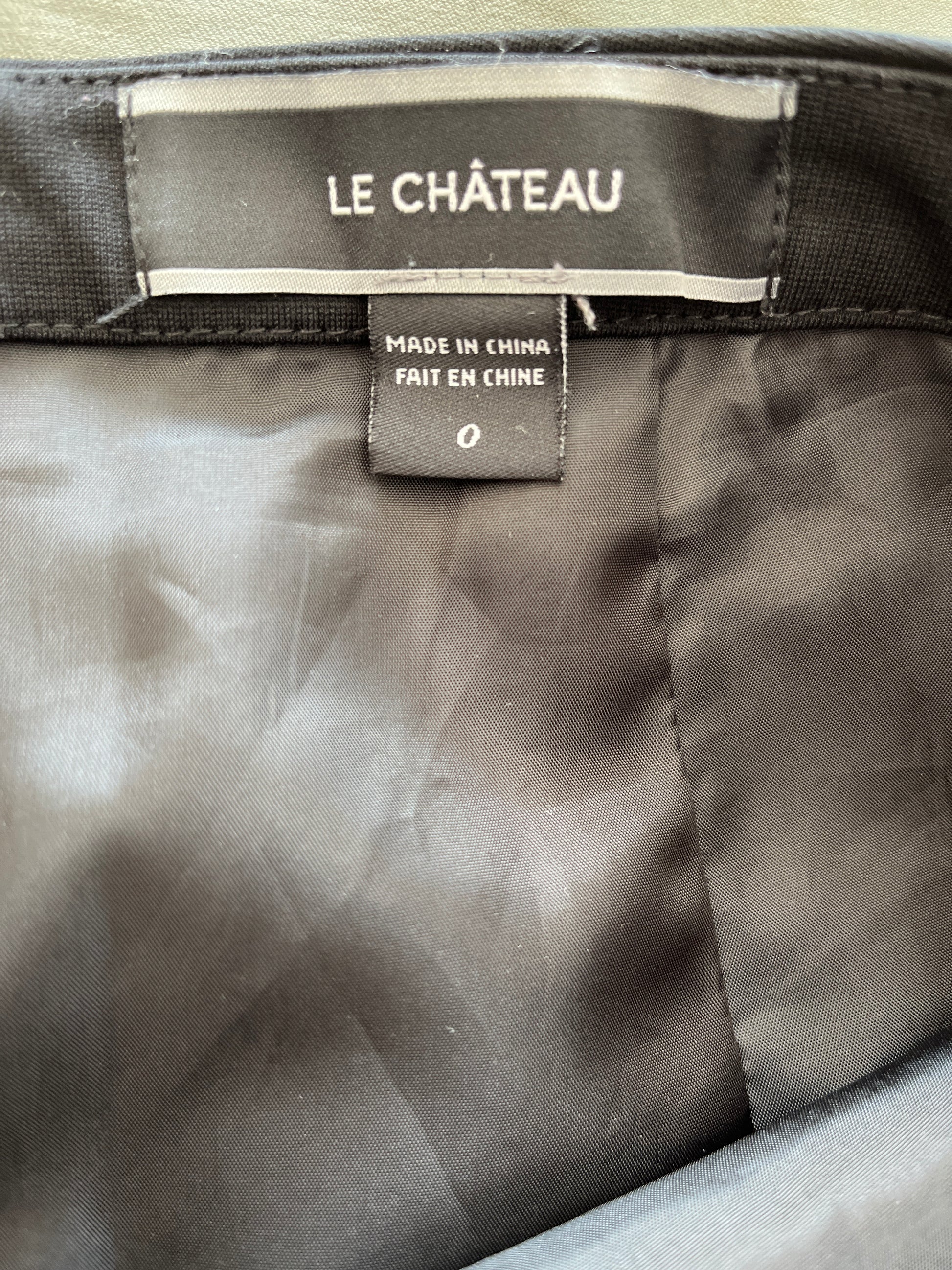 Jupe Le Château - Étiquette de marque et taille