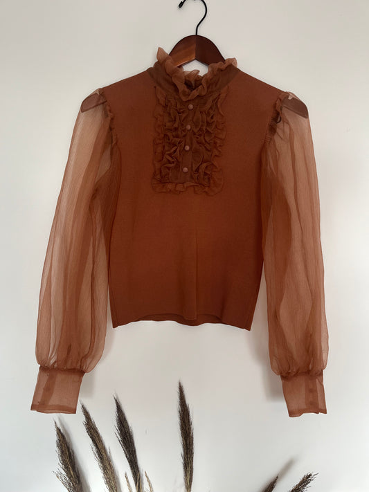 Blouse Zara - Vue avant sur fond blanc