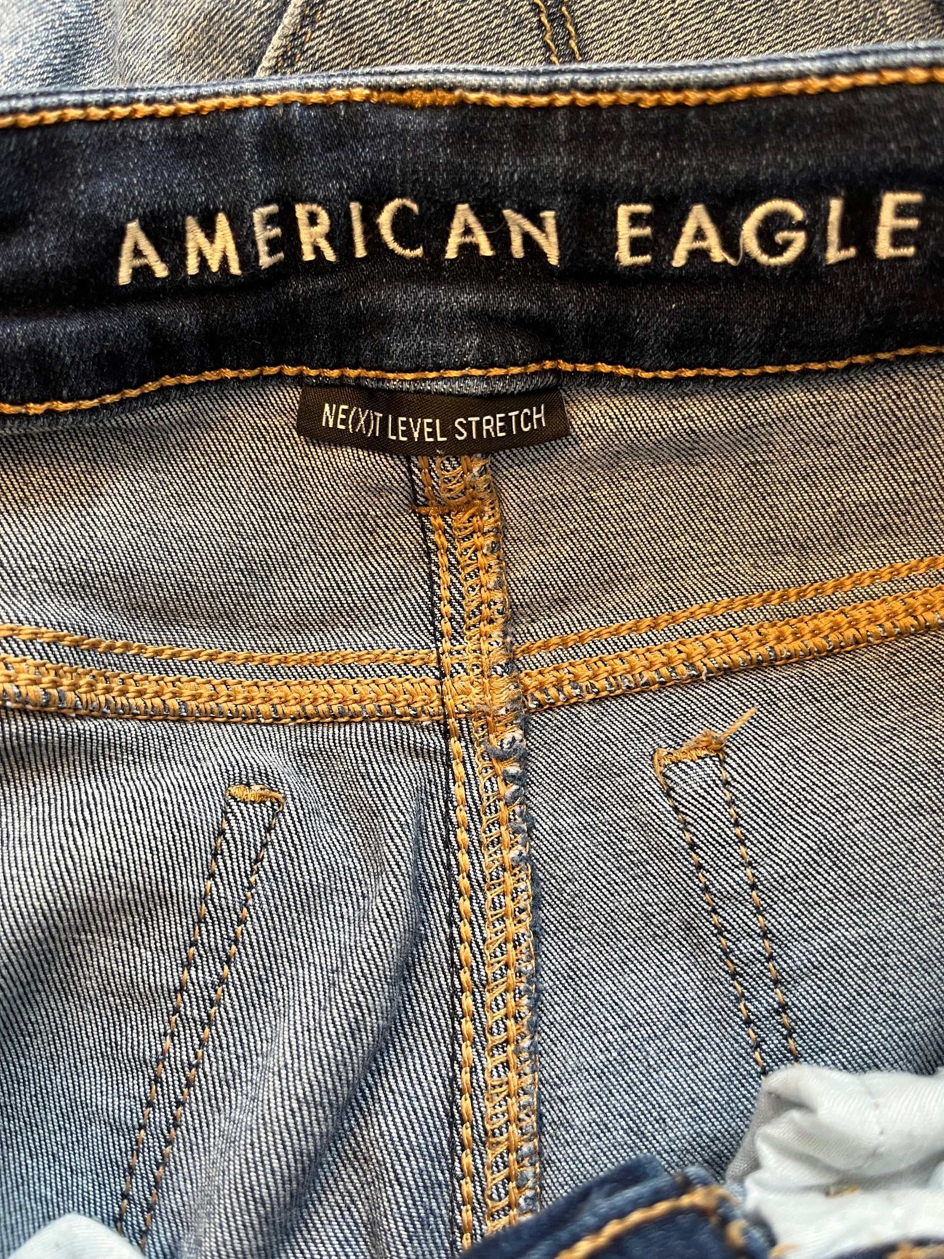 Jean American Eagle - Étiquette de marque