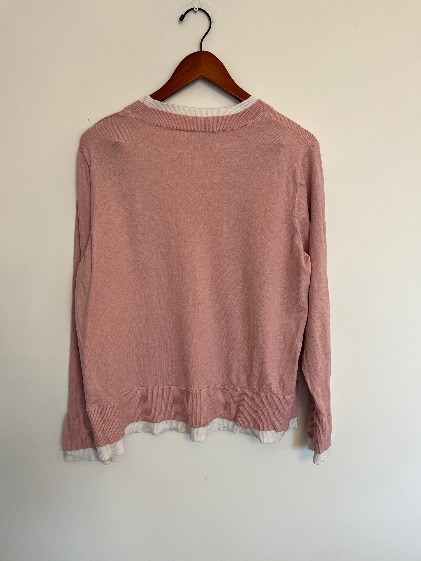 Chandail vieux rose à manche longues