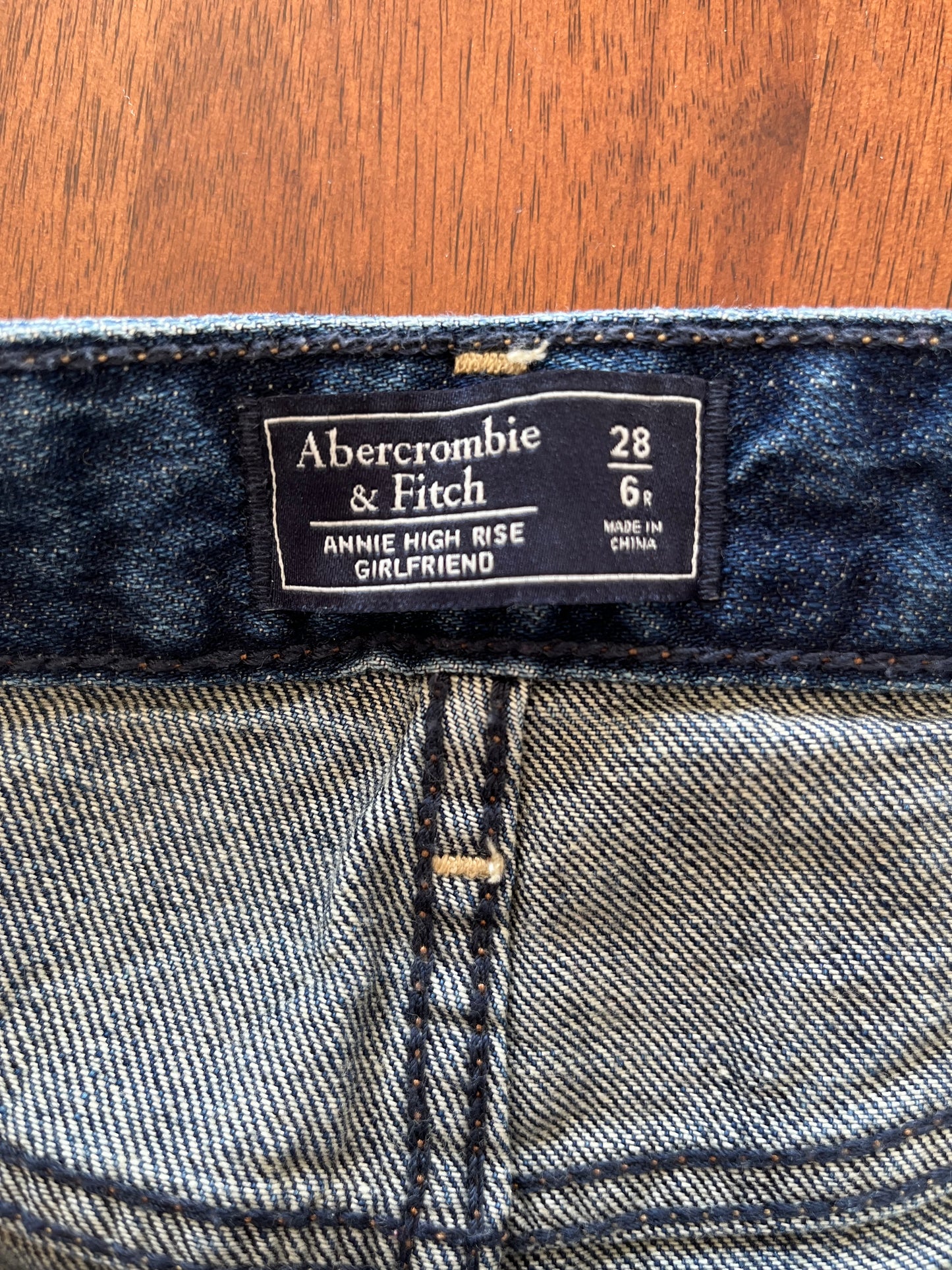 Jean Abercrombie - Étiquette de marque et taille