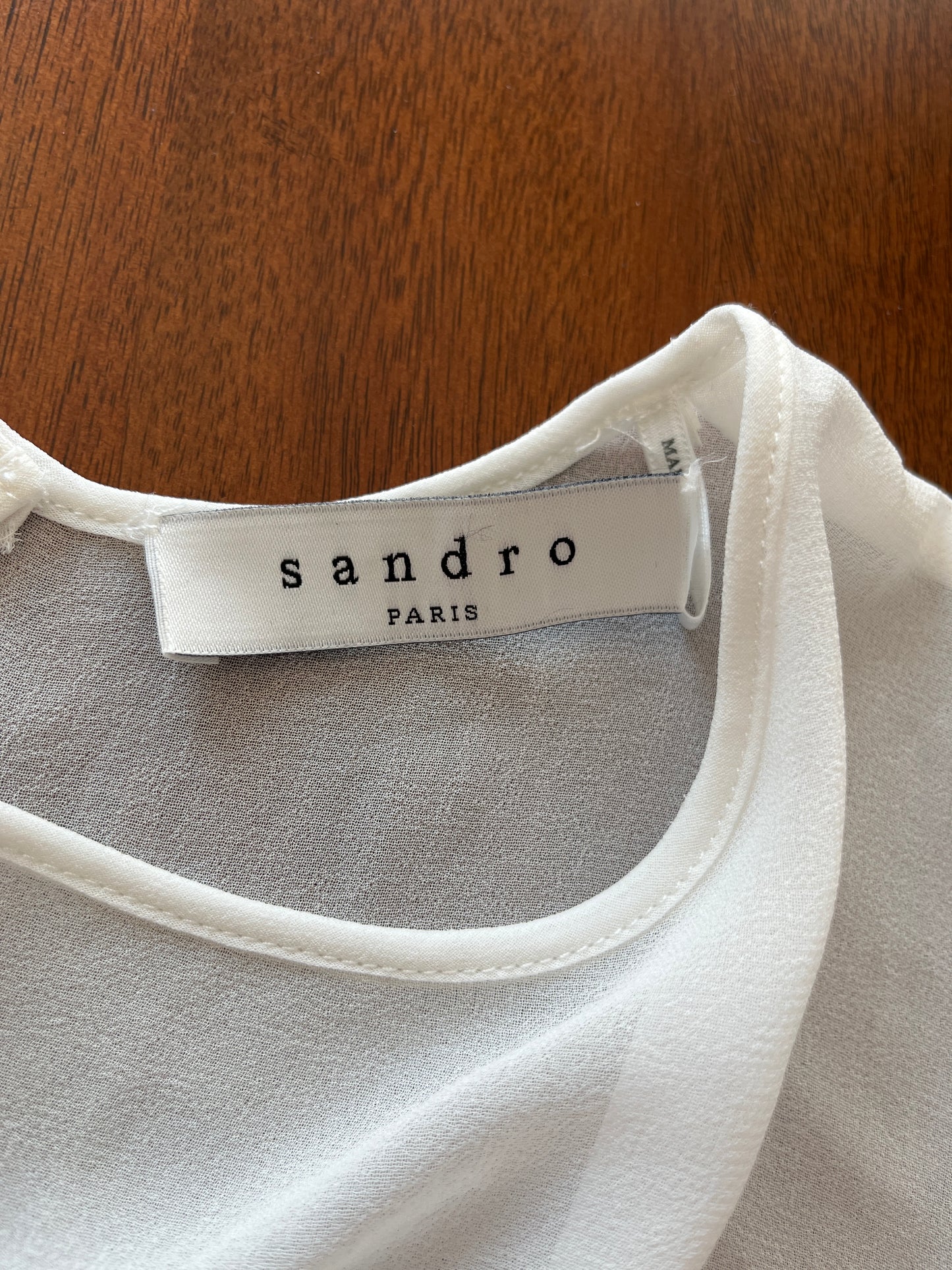 Camisole Sandro - Étiquette de marque