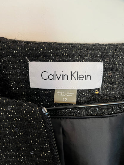 Veston boléro gris scintillant